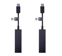 Adaptateur de Caméra PS4 V1 V2 pour PSVR sur PS5 - Lot de 2 Câbles Convertisseurs Playstation 5 Compatible avec Caméra PS4