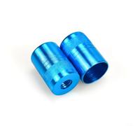 Adaptateur de canne à pêche en métal 9-18 mm Lien sécurisé Bleu 17,5 mm
