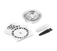 Adaptateur de Capsule de Café pour Machines Nespresso Vertuo, Adaptateur de Dosette de Café en Acier Inoxydable pour Vertuo