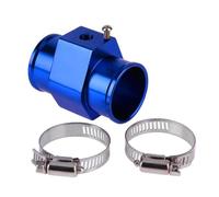 Adaptateur de capteur de température d'eau bleu, tube de connexion universel en aluminium pour mesure de température d'eau avec tuyau-adaptateur de mesure, adapté pour voiture (36 mm)