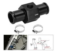 Adaptateur de capteur de température d'eau - Joint en d'aluminium, raccord de tuyau de radiateur, connecteur de jauge de liquide de refroidissement haute densité, boîtier d'émetteur en ligne r