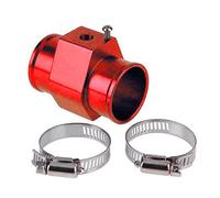 Adaptateur de capteur de température d'eau - Joint universel de température d'eau pour voiture - Jauge de température - Adaptateur de radiateur (rouge, 32 mm)