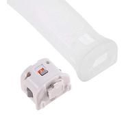 Adaptateur de Capteur Motion Plus, Adaptateur de Capteur Motion Plus Housse en Silicone pour Télécommande , Télécommande sans Fil pour Jeux (Blanc)