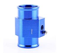 Adaptateur de Capteur Température Sonde l'Eau Joint Tuyau Radiateur Universel en Alliage Aluminium 26mm 40mm Bleu (38mm)-Adaptateur De L'Eau 3/8
