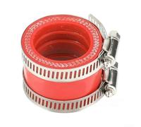 Adaptateur de carburateur en caoutchouc de 35 mm pour entrée de moteur de moto compatible avec les modèles de carburateur OKO sur scooter ATV (rouge)