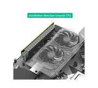 Adaptateur de carte d’extension pour élévateurs inversés à angle droit PCIE 16X 16X pour 1U