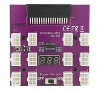 Adaptateur de Carte de dérivation d’Alimentation pour 7001484, Module de Carte de Distribution d’Alimentation à 12 connecteurs, Sortie 12 V avec Affichage de la Tension par LED,