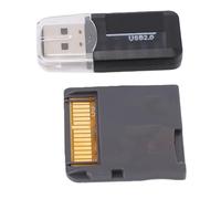 Adaptateur de Carte de Jeu avec Révolution Dual Core pour Diverses Consoles, Prend en Charge la Lecture/écriture Rapide, Plug and Play préchargé pour Les Joueurs et Les Collectionneurs (Grey)