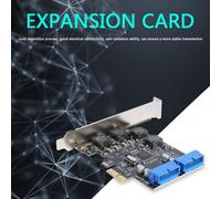 Adaptateur de carte d'extension externe Portable USB 3.0, carte d'extension frontale PCI-E à 19/20 broches, Module adaptateur d'en-tête