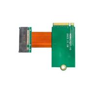 Adaptateur de carte mémoire SSD Lenovo Legion Go M.2 M.2, carte de transfert 2240 à 2280, disque dur NVMe SSD M2, carte de transfert haute performance, M.2 PCIE 4.0 - Adaptateur doigt doré à 90 degrés