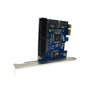 Adaptateur de carte raid PCIe vers SATA 2.0 pour disque dur double SATA + IDE 40 broches Nipseyteko