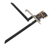 Adaptateur de Carte Réseau Fil PCI Ex1, Cryptage WPA4 BE200NGW, Signal Stable avec Antenne 8db pour Ordinateur de Bureau