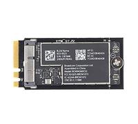 Adaptateur de Carte Réseau sans Fil, Carte WiFi Bcm94360Cs2 BT vers Adaptateur Réseau Ngff M.2, Adapté au Module sans Fil 12 + 6 Broches Hackintosh Macos équipé d'une Antenne Externe(A)