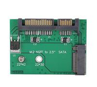 Adaptateur de Carte Riser, Carte Riser M2 NGFF, Carte Adaptateur série 2,5 Pouces SATA3 NGFF vers 2,5 Pouces SATA Riser Card M2 NGFF Adaptateur pour Adaptateur de câble d'alimentation