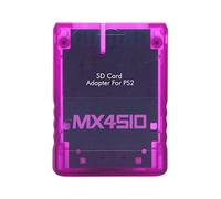 Adaptateur de Carte SD pour, MX4SIO SIO2SD Remplacement de L'adaptateur de Carte Mémoire pour Fat Console (Violet Transparent)