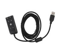 Adaptateur de carte son audio USB vers prise jack 3 5 mm avec casque et microphone pour Kingston HyperX Cloud II -SALALIS