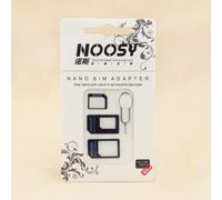 Adaptateur de cartes SIM 3 en 1 formats Noosy Nano Micro pour Apple iPhone 4/4S/5 et Samsung Galaxy