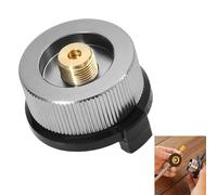 Adaptateur de Cartouche de Gaz - Adaptateur pour Bouteille Gaz de Type Buse, Compatible avec Réchaud Camping et Brûleur à Visser, Matériau en Alliage Duralumin, Garantie à Vie