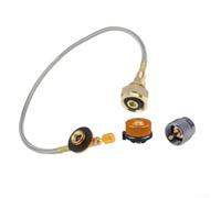 Adaptateur de cartouche de gaz LPG 7/16 filetage en laiton pour GPL (lot de | Construction en laiton, filetage 7/16, joint étanche, compatible avec les cuisinières standard, utilisation sûre en extérieur