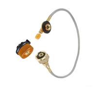 Adaptateur de cartouche de gaz LPG 7/16 filetage en laiton pour GPL (lot de | Construction en laiton, filetage 7/16, joint étanche, compatible avec les cuisinières standard, utilisation sûre en extérieur