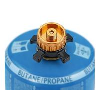 Adaptateur de cartouche de gaz pour Easy-Click/CV sur transition du bouchon à baïonnette vers raccord fileté 7/16", joint d'étanchéité, réchaud à gaz, lampes à gaz compatibles avec les filetages EN417
