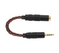 Adaptateur de Casque, Câble Adaptateur équilibré Femelle 4,4 Mm vers Mâle 2,5 Mm Câble D'extension en Fil de Cuivre Monocristallin pour Lecteurs Audio avec Ports équilibrés 2,5 Mm (Bronze)