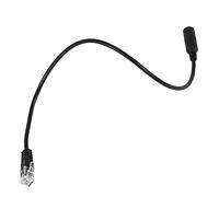 Adaptateur de casque de téléphone 3,5 mm vers câble adaptateur RJ9 Installation facile Idéal pour les entreprises à domicile, les bureaux, les centres d'appel, les téléphones