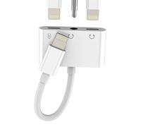Adaptateur de Casque Lightning pour iPhone Apple MFI Certifié AUX Double fiche Jack et câble de Charge répartiteur 3,5 mm Jack pour iPad Charge Power Connecteur de Chargeur de téléphone