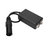 Adaptateur de Casque Pilote, Adaptateur de Casque D'aviation, Prises Doubles GA vers XLR Adaptateur Mâle 5 Broches pour Câble D'extension de Casque