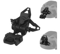Adaptateur de Casque Tactique TacticalL4G69 NVG Mount for Lunettes de Vision Nocturne PVS15/PVS18/GPNVG18(Black)