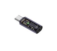Adaptateur de casque Type-C vers 3,5 mm adapté aux téléphones mobiles Accessoires haute définition Casque V1N1 Adaptateur de décodage audio