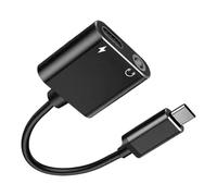 Adaptateur De Casque USB C - USB C À AUX Audio Dongle Cable | Adaptateur De Casque De Musique Et D'appel Avec Support De Charge, Connecteur Audio Portable Pour Écouter, Enregistrer, Parler Sur Les Tél