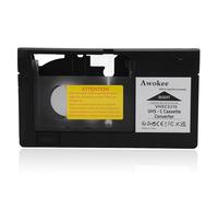 Adaptateur de Cassette VHS-C, adapté pour S-VHS-C, pour Cassettes S-VHS, Conversion de Cassettes VHS-C/VHS, y Compris Toutes Les Cassettes Standard de 1,2 Mm