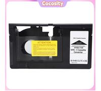 Adaptateur de cassette VHS C VHS, convertisseur vidéo VHS C VHS, cassette d'adaptateur motorisé, non compatible avec 8 mm MINIDV