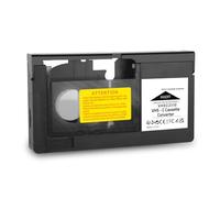 Adaptateur de Cassette VHSC pour Les Bandes VHS C et SVHS, Un Contrôle Tactile, Pont vers Le passé, Compatible avec CP6BKU, CP6U, PVP1, VCA115, 4 PCS Lens Clean Tissu