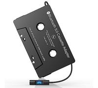 Adaptateur de Cassette Voiture Bluetooth 5.0, Auxiliaire Cassette avec Micro/Bouton de Contrôle Répondre à Un Appel