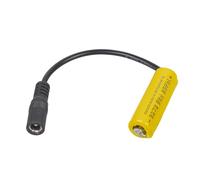 Adaptateur de cellule 2A en acier plaqué métal - Convertit l'entrée en connecteurs 5,5 x 2,5 mm/5,5 x 2,1 mm