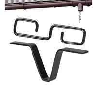 Adaptateur de chaîne de pluie en forme de V - Crochet de suspension en cuivre de style V | Adaptateur de gouttière en forme de V avec verrouillage sécurisé, clip de suspension en cuivre léger pour une