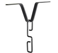 Adaptateur de chaîne de pluie en métal en forme de V pour connexion de gouttière extérieure et résistant aux tempêtes Gestion des flux d'eau Connecteur de tuyau de descente
