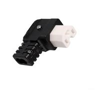 Adaptateur de charge CC pour véhicule électrique, connecteur coudé de type Y à 3 broches, support de fil de 8 mm², PVC résistant aux hautes températures, compatible charge rapide, blanc/noir