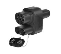Adaptateur de Charge CCS2 EV DC 1000V 250KW AC 250V 8KW Modèle 3/X/Y/S Combo Adaptateur convertisseur de Charge CCS 2 EV(Black)