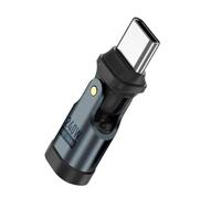 Adaptateur de charge coudé à 90 degrés de puissance 240 W, transfert de données de 480 Mbps et rotation à 180 °, convient pour plusieurs appareils, puce E MARK, adaptateur USB C, charge sûre