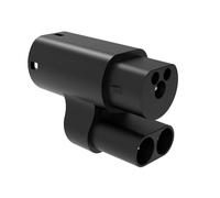 Adaptateur de charge de type 2 vers CCS2, prise de convertisseur EV for voitures CCS Combo 2, connecteur de charge rapide CA 32 A 22 kW for véhicules électriques dans les stations de type 2