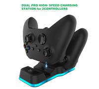 Adaptateur De Charge Double, Accessoires De Machine Électronique, Contrôleur Sans Fil Pour Support De Chargeur Pour Xbox Série X