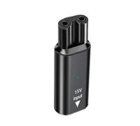 Adaptateur de charge et convertisseur de rasoir 15 V HQ8505 Type-C, compatible avec Philips QP6510, QP6520 et QP6530(Black)