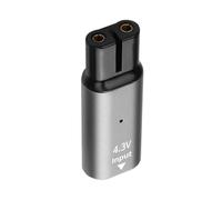 Adaptateur De Charge Et Convertisseur De Rasoir 4,3 V Type-C, Compatible Avec Philips, Norelco, Oneblade QP2520, QP2515 Et QP2620, Avec Indicateur De Charge.(Gray 1pcs)