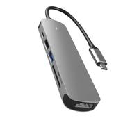 Adaptateur de charge et de synchronisation rapide de données et de charge 4/6 ports USB 3.0 et de type C 5 Gbit/s