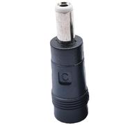 Adaptateur de charge noir DC5521 vers DC5525 Tête de conversion femelle vers mâle Convertisseur d'alimentation pour ordinateur portable