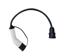 Adaptateur de charge Pavewood Type2 à Schuko 16A pour voiture électrique - Connecteur latéral de type 2 pour prise Schuko - Stations de charge pour voiture