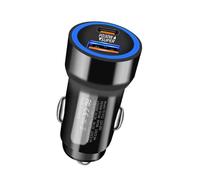 Adaptateur de charge pour adaptateur de vitesse de chargeur de voiture, boîte de charge à 2 ports PD 30W Plug de charge | Adaptateur de charge de voiture pour manette de jeu, tablette,